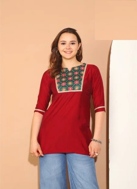 Tew Kiara Roman Silk Ladies Top Bulk Orders In India